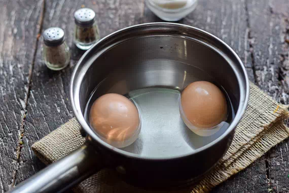 яйца фаршированные крабовыми палочками рецепт фото 2
